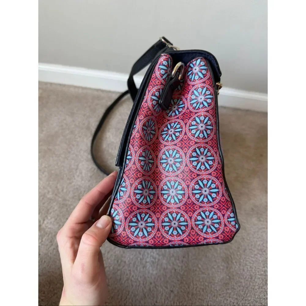 Desigual Roma Birmania Satchel Crossbody Bag Multicolor - Picture 13 of 14